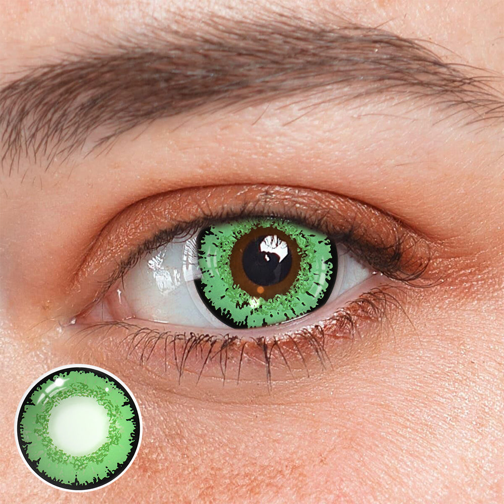 Cosplay Genshin Impact Nilou Green Coloured Contact Lenses