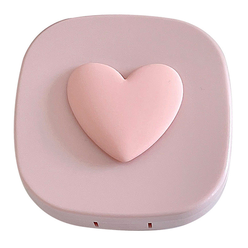 Sweetheart Macaron Colored Contact Lens Case