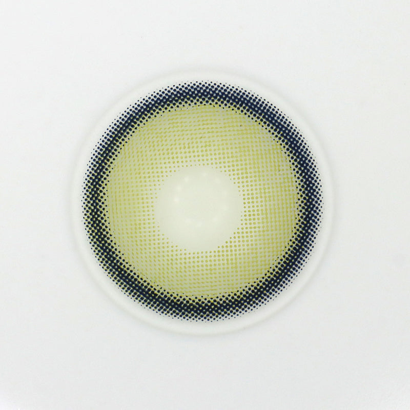 Neala Green Prescription Coloured Contact Lenses