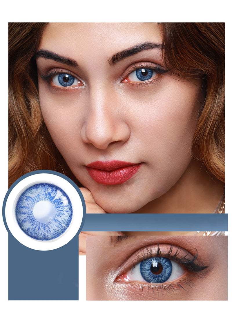 Cocktail Margarita Blue Coloured Contact Lenses