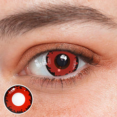 Cosplay Demonlord Mammon Red Coloured Contact Lenses