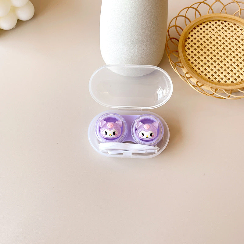 Simple Cute DIY Colored Contact Lens Case