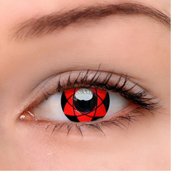 Cosplay Sharingan Red Coloured Contact Lenses