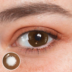 Cosplay Element Dark Brown Prescription Coloured Contact Lenses