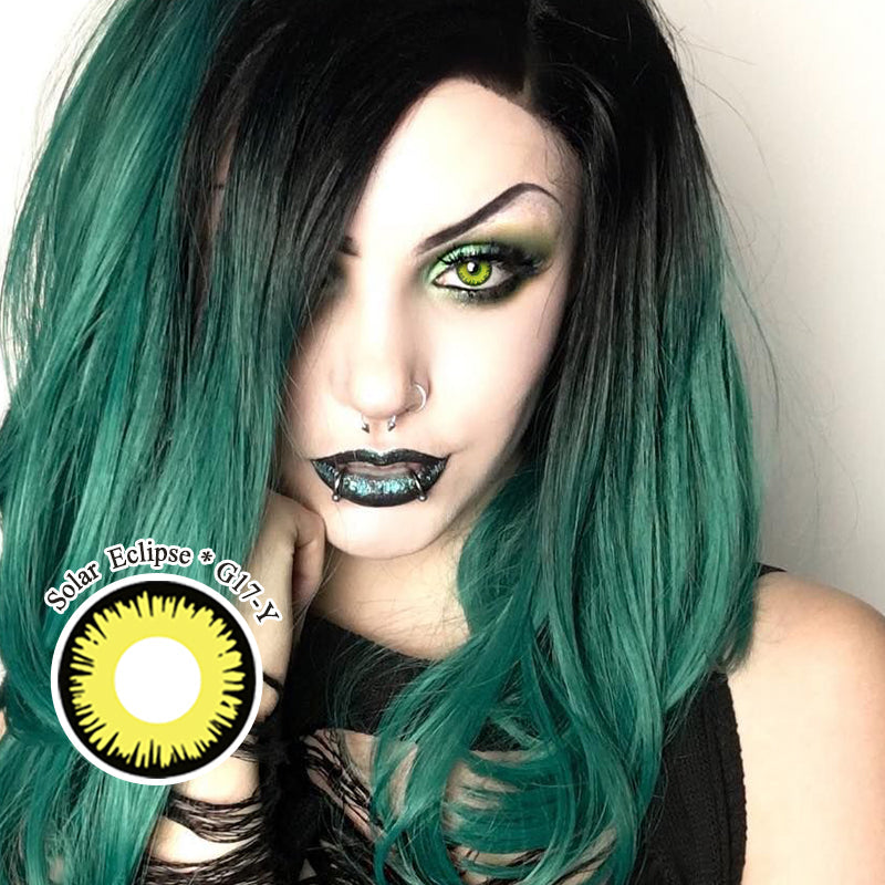 Halloween SOLAR ECLIPSE Coloured Contact Lenses