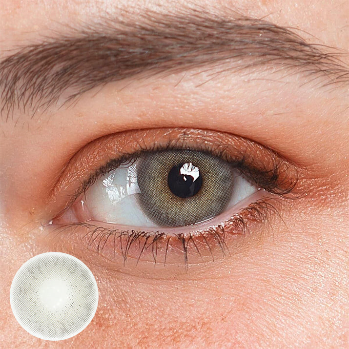 Gimlet Milk Grey Coloured Contact Lenses