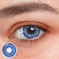 Amaretto Blue Prescription Coloured Contact Lenses