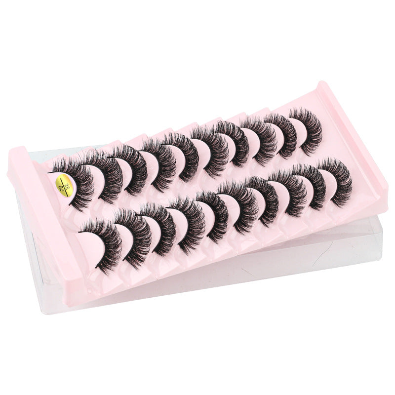 7D Dense 10 Piece Mink Hair Eyelashes