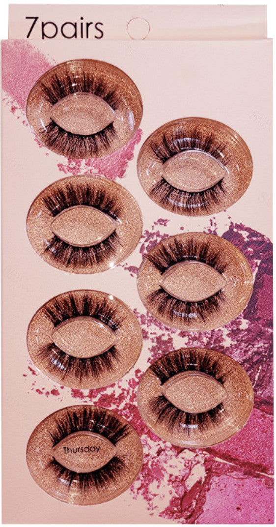 Thursday 7 Piece Mink Hair Eyelashes