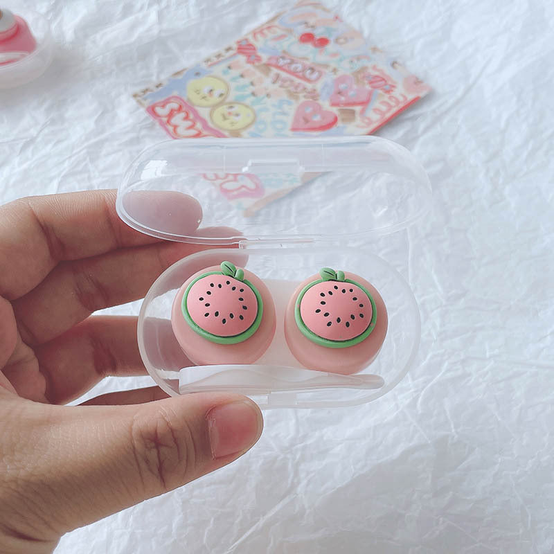 Cute Fruit Colored Contact Lens Case