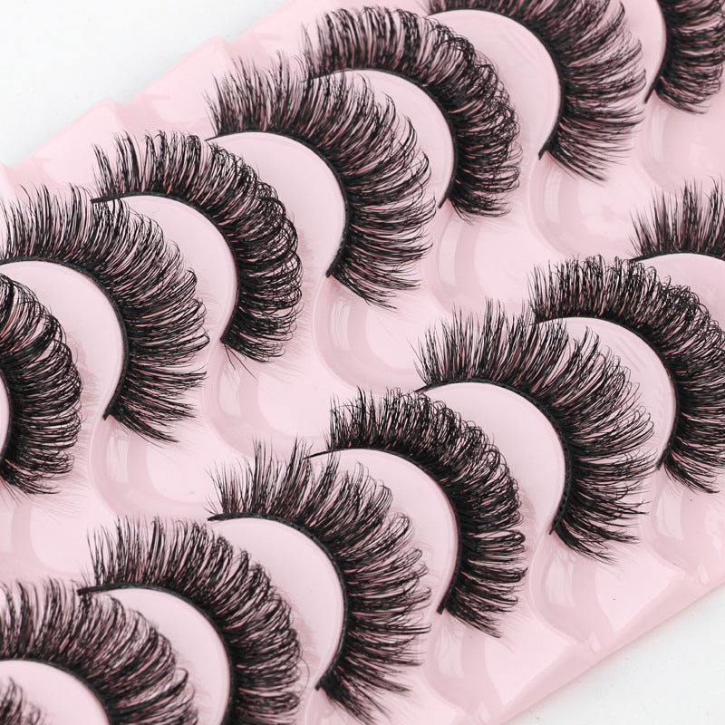 7D Dense 10 Piece Mink Hair Eyelashes