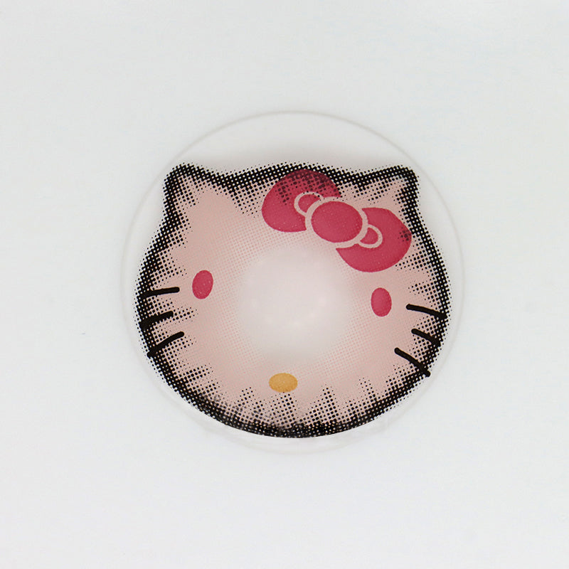 Cosplay Sweet Kitty Pink Coloured Contact Lenses