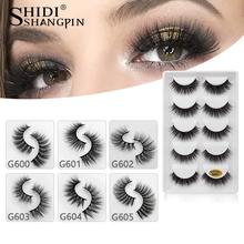 7D Dense 10 Piece Mink Hair Eyelashes