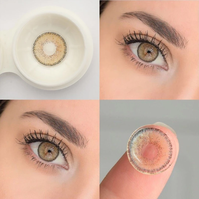 Natural Avela Brown Coloured Contact Lenses