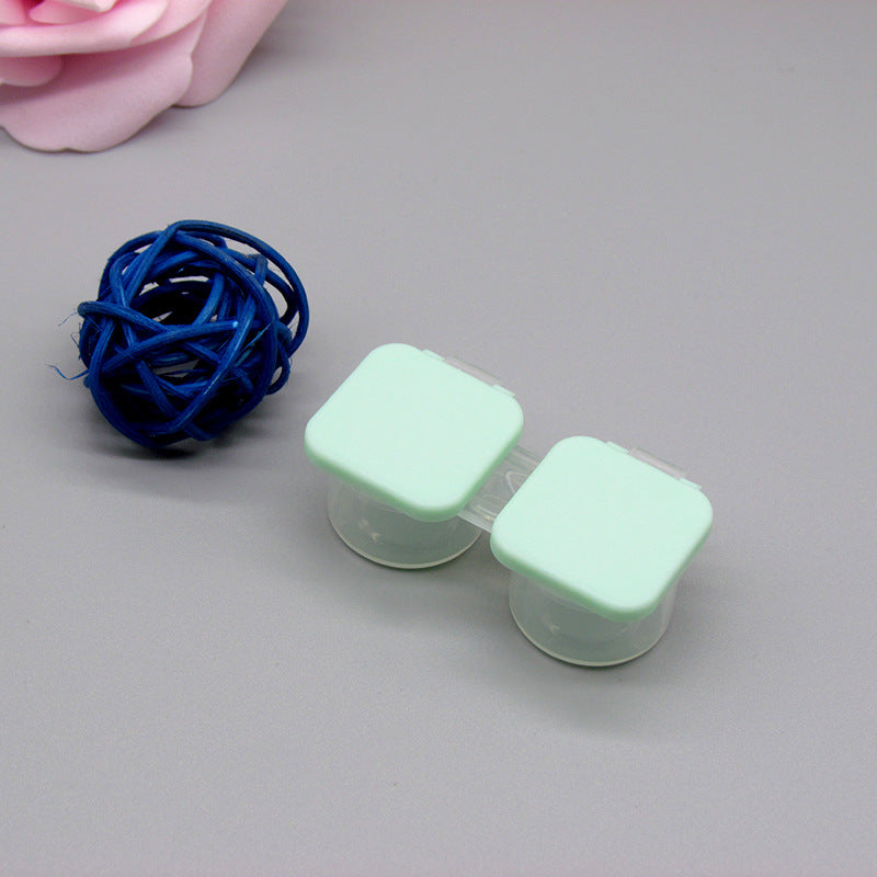 Portable Press Colored Contact Lens Case