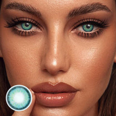 Perla Blue Prescription Coloured Contact Lenses