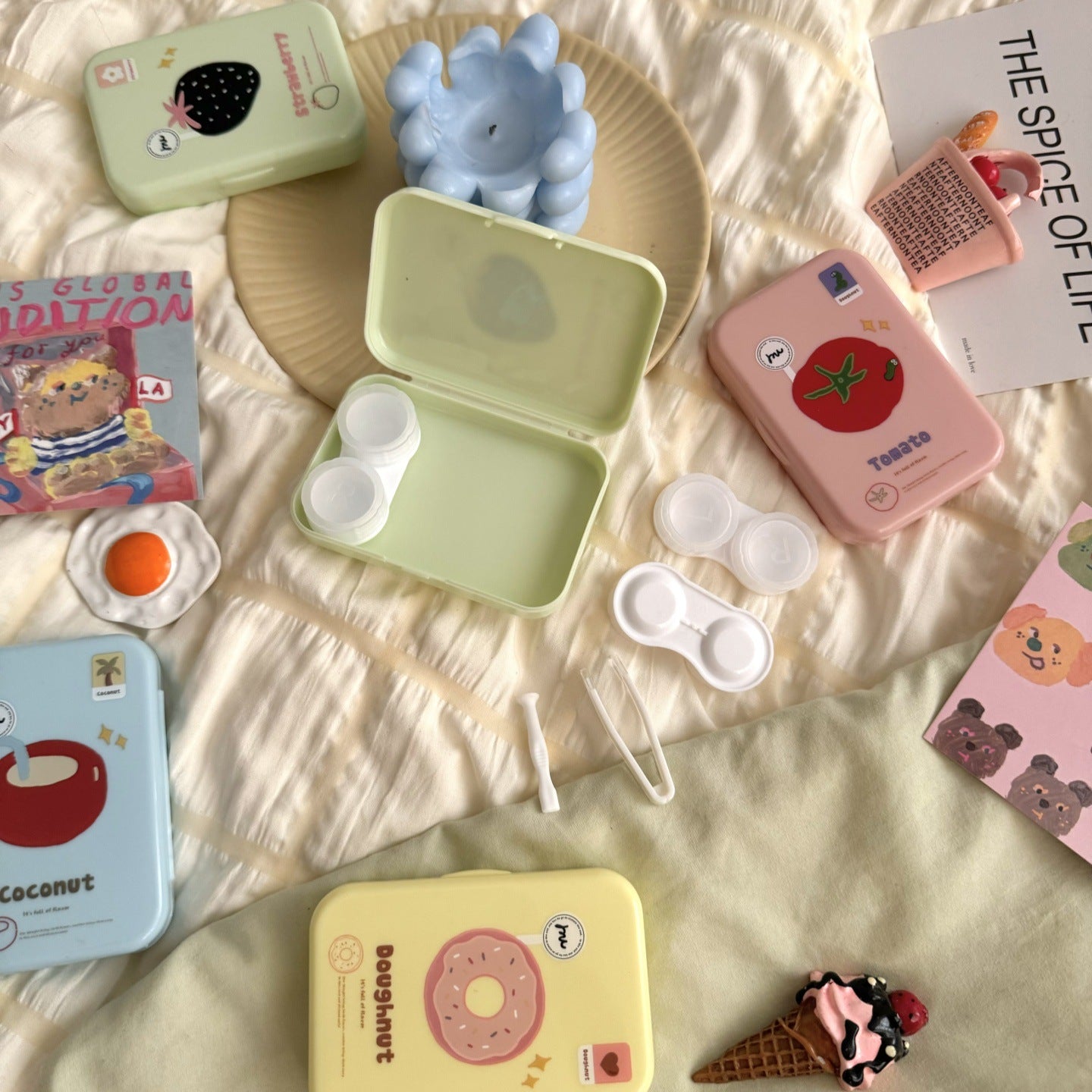 Yummy Bites Coloured Contact Lens Case