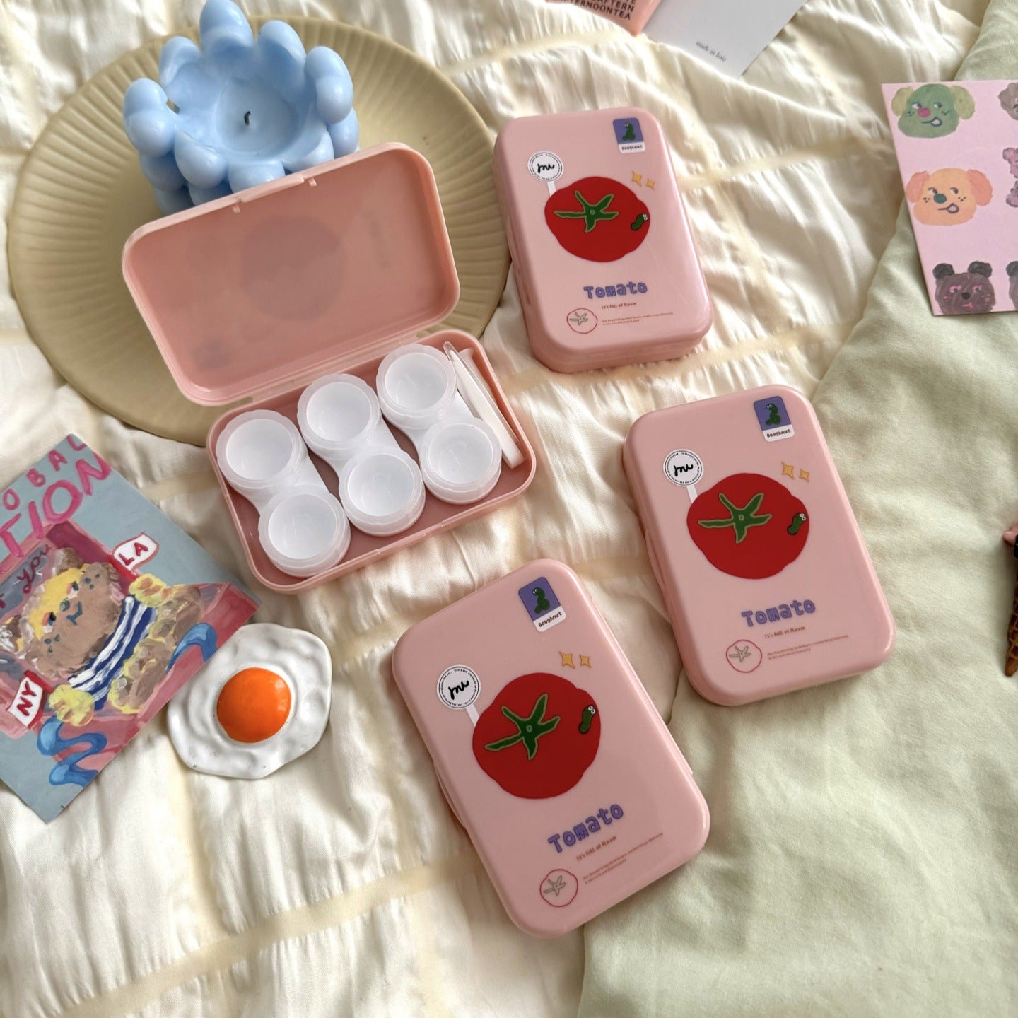 Yummy Bites Coloured Contact Lens Case