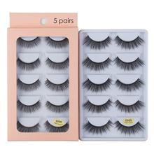 3D European and American Cat Eye 10 Piece Mink Hair Eyelashes