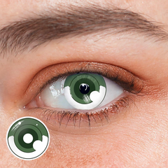 Cosplay Demon Slayer Hashibira Inosuke Green Coloured Contact Lenses