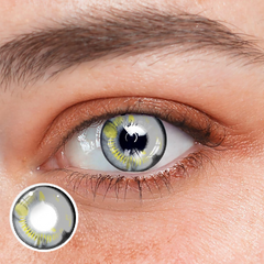 Cosplay Anime Grey Prescription Contact Lenses