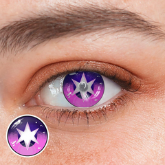 Cosplay Oshi No Ko Hoshino Ai Violet Coloured Contact Lenses