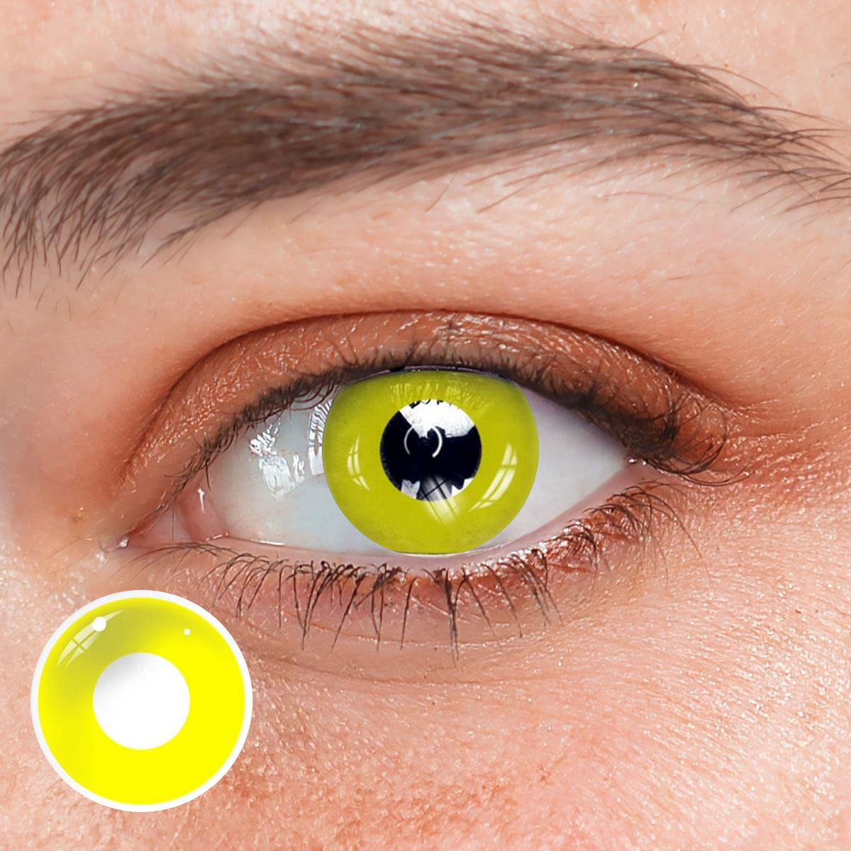 Halloween Yellowout Coloured Contact Lenses