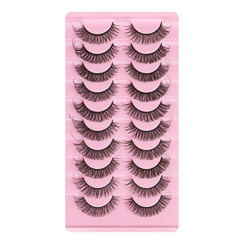 DD European and American Thick 10 Piece Mink Hair Eyelashes