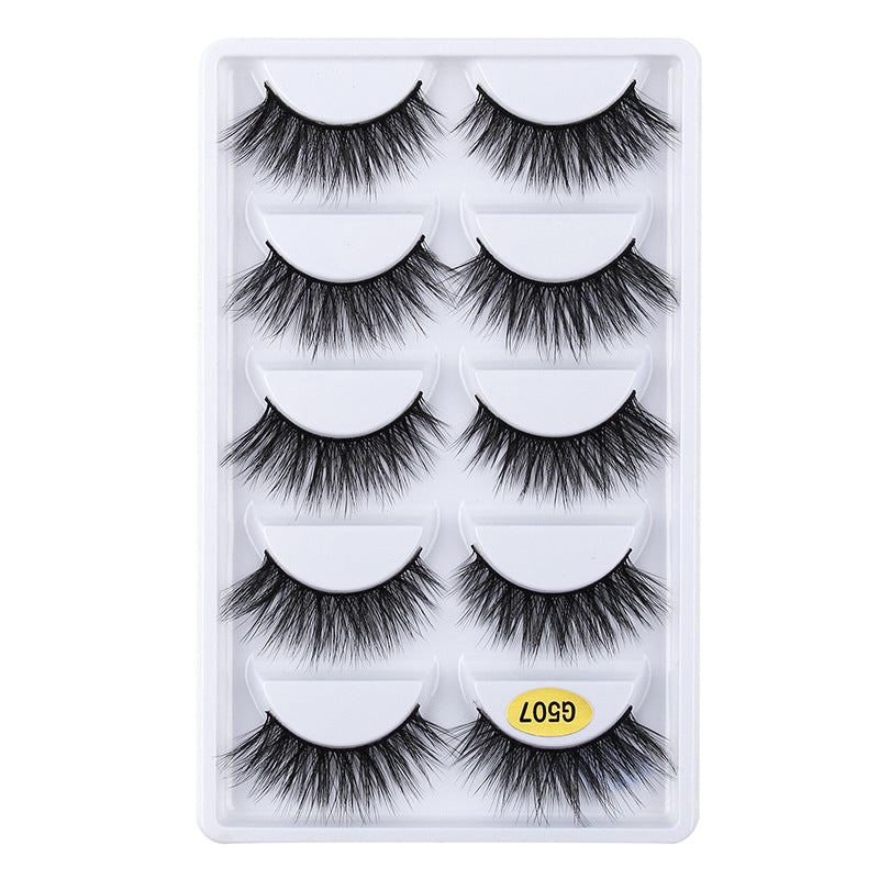 3D Cat Eye 10 Piece Mink Hair Eyelashes