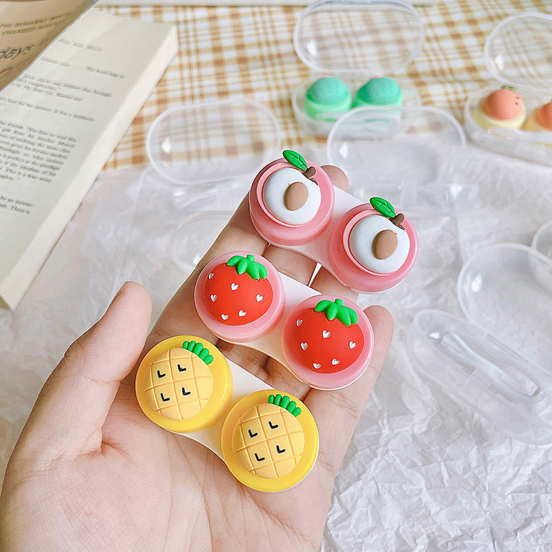 Cute Fruit Colored Contact Lens Case