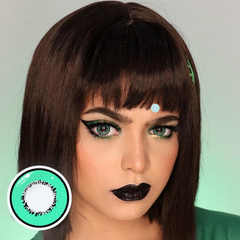 Cosplay Element Green Manson Coloured Contact Lenses