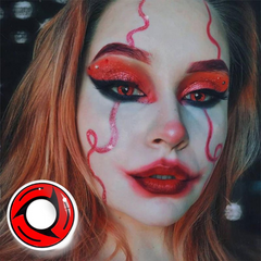 Cosplay Sharingan Bladed Red Coloured Contact Lenses