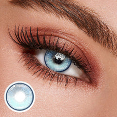 Felicia Blue Coloured Contact Lenses