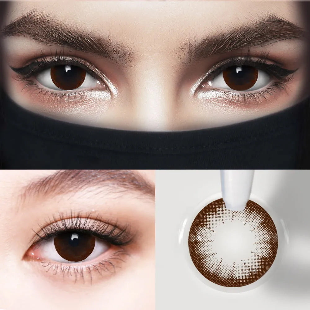 Big Eyes Chocolate Brown Coloured Contact Lenses