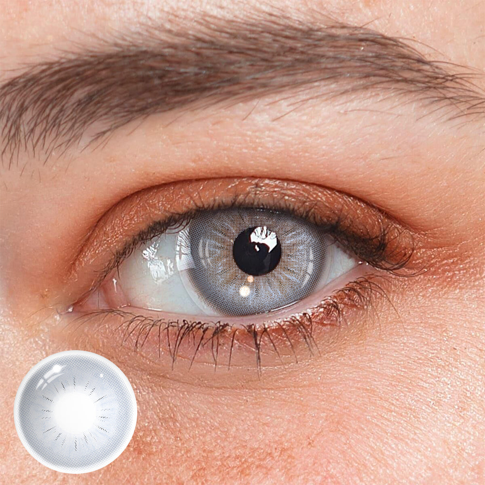 Perola Light Gray Coloured Contact Lenses