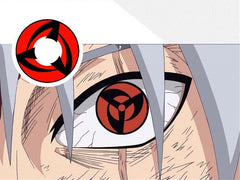 Cosplay Naruto Mangekyo Coloured Contact Lenses