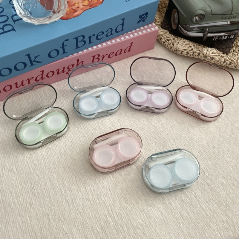 Simple Portable Colored Contact Lens Case