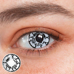 Cosplay NARUTO Byakugan Black Coloured Contact Lenses