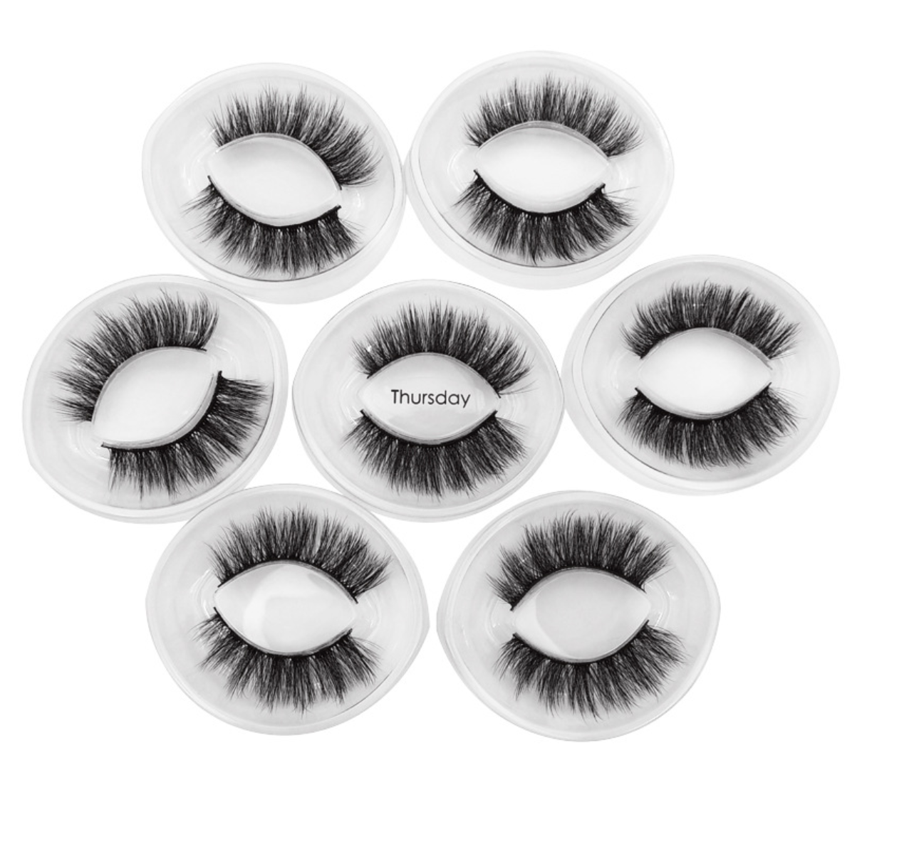 Thursday 7 Piece Mink Hair Eyelashes