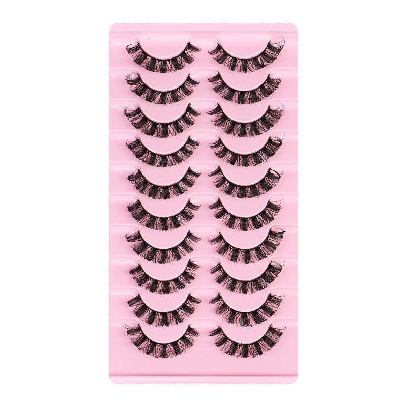 DD European and American Thick 10 Piece Mink Hair Eyelashes