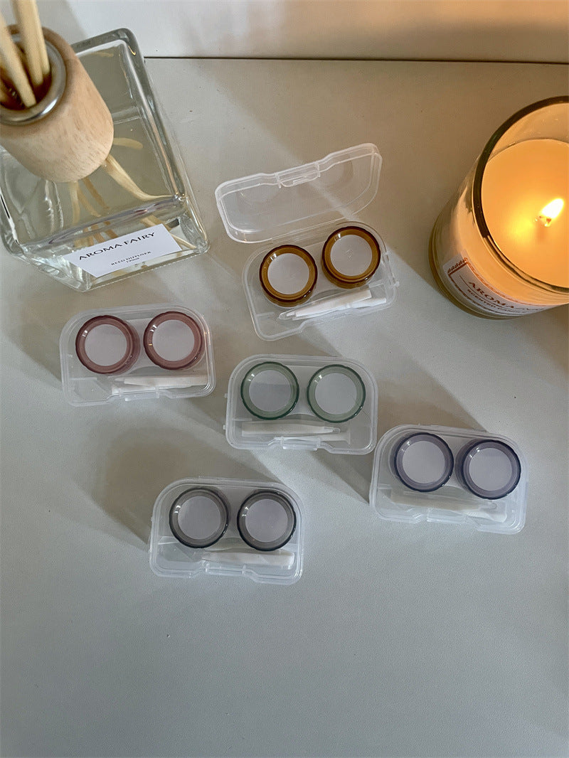 Small Minority Colored Contact Lens Case