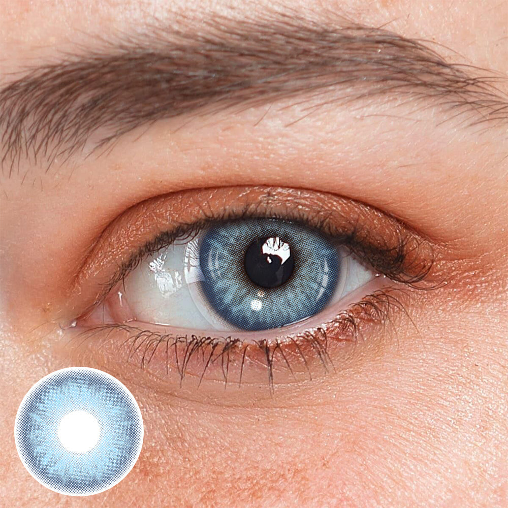 Helena Blue Coloured Contact Lenses