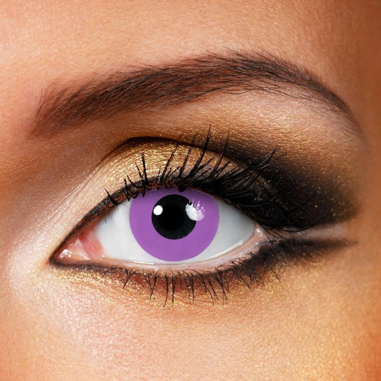 Cosplay Violet block Purple Coloured Contact Lenses