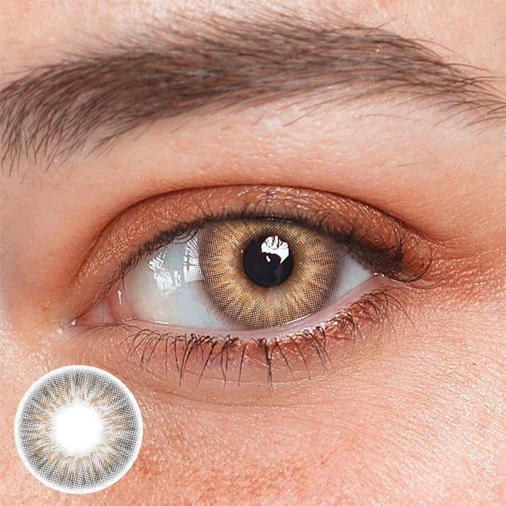 Elfie Star Brown Coloured Contact Lenses