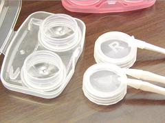 Transparent Multicolor Colored Lens Case