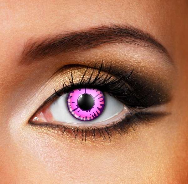 Halloween ENCHANTED PINK Coloured Contact Lenses