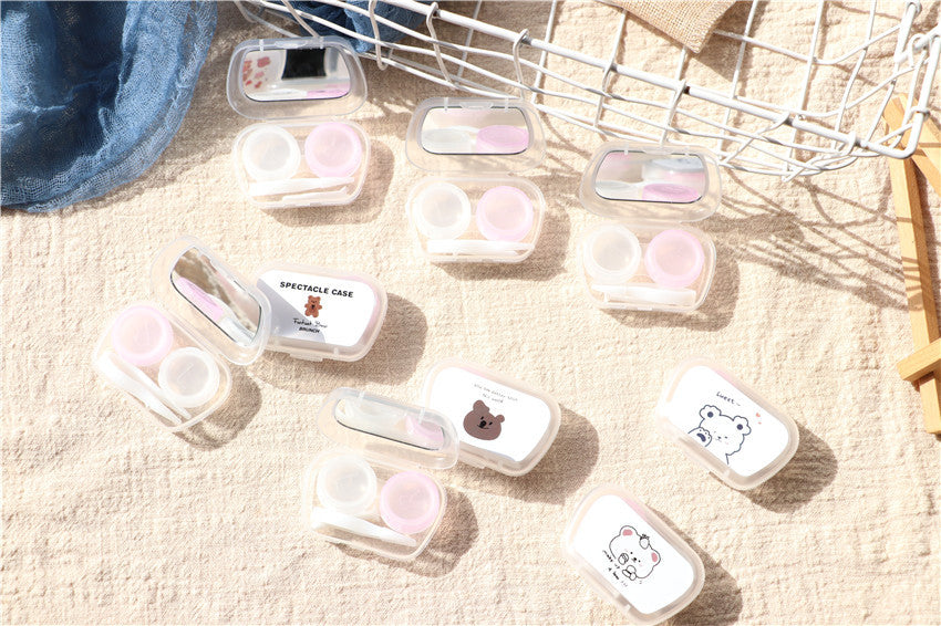 Portable Colored Contact Lens Case