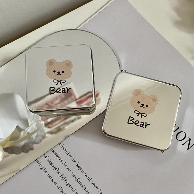 Lovely Bear Colored Contact Lens Case