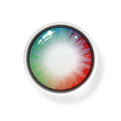 Cosplay Rainbow Kaleidoscope Coloured Contact Lenses