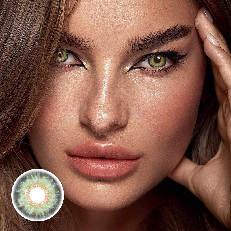 Renaissance Marquise Green Coloured Contact Lenses